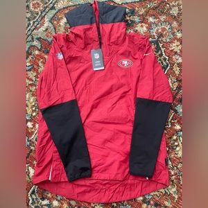 **SOLD**Nike San Francisco 49ers NFL On-Field Windbreaker Jacket